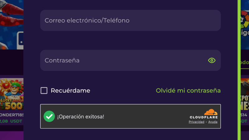 Finaliza el proceso de registro